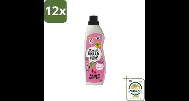 Marcel's Green Soap - Vloeibaar Wasmiddel - Patchouli & Cranberry - Effectief & natuurlijk - 23 Wasbeurten - 1 liter - Voordeelverpakking - 12 stuks - Milieuvriendelijk wasmiddel - Natuurlijke zeep