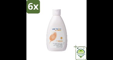 Lactacyd – Verzorgende Wasemulsie – pH-vriendelijk – 300 ml - Voordeelverpakking - 6 stuks - Intieme wasemulsie - Milde intieme verzorging
