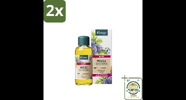 Kneipp - Badolie - Muscle Soothing - Jeneverbes - Verkwikkend voor spieren - 100 ml - Voordeelverpakking - 2 stuks - Aromatherapie - Ontspanning