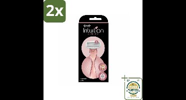 Wilkinson Sword - Scheermes - Intuition Complete - Efficiënt - 1 scheermes - Voordeelverpakking - 2 stuks - Scheerapparaat - Scheermes voor vrouwen