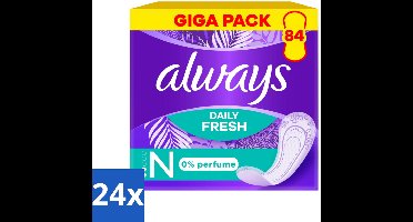 Always - Inlegkruisjes - Normal - 84 Inlegkruisjes - Voordeelverpakking - 24 stuks