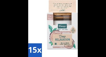 Kneipp - Geurkaars - Deep Relaxation - Sandelhout & Patchouli - 20 branduren - Bulkverpakking - 15 stuks