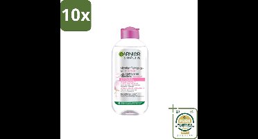 10 x Garnier - SkinActive - Micellair Water - Gevoelige Huid - Gezichtsreiniger - 200 ml - Grootverpakking - Gevoelige Huid - Gezichtsreiniger - Micellair Water - Make-up Verwijderen - Huid Reinigen