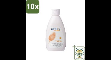 10 x Lactacyd – Verzorgende Wasemulsie – pH-vriendelijk – 300 ml - Grootverpakking - Intieme Wasemulsie - Verzorgende Wasemulsie - PH-vriendelijk - Melkzuur - Lactoserum