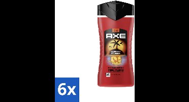 Axe – Douchegel 3-in-1 – Sunset Fresh – 250 ml - Voordeelverpakking - 6 stuks