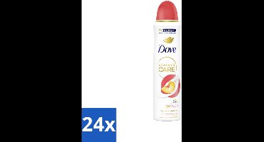 24 x Dove Deodorant Spray - Perzik & Witte Bloesem - 150 ml - Dove Deodorant - Anti-transpirant - Peach & White Blossom - Deodorant Spray - Verzorgende Deodorant