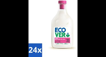 Ecover - Wasverzachter - Appelbloesem & Amandel - 1 liter - Voordeelverpakking - 24 stuks