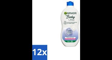 12 x Garnier - Body - Bodylotion - Urea - Gladmakend - Karitéboter - 400 ml - Bodylotion - Urea - Karitéboter - Droge Huid - Hydratatie