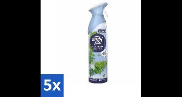 Ambi Pur - Air Effects - Spray Luchtverfrisser - Ochtend Dauw - 185 ml - Bulkverpakking - 5 stuks