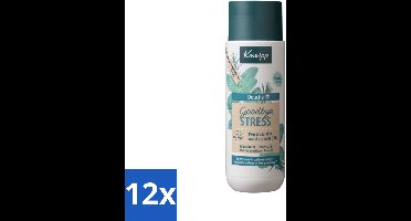 12 x Kneipp - Douchegel - Goodbye Stress - 200 ml - Douchegel - Stressvermindering - Ontspannen - Watermunt - Rozemarijn