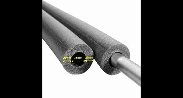 Isolatie buis 2m, pijp isolatie Ø 35 mm x 20 mm, isolatieslang