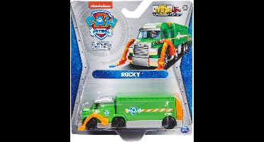 Paw Patrol True Metal Big Truck Pups - Vuilniswagen Rocky - Speelgoedvoertuig 3+