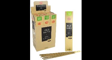 HEM wierookstokjes - Palo Santo - Aura organic - 12 Pakjes van 15 gram