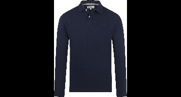 McGregor Long Sleeve Poloshirt Navy - Maat S - Heren - Longsleeve polo
