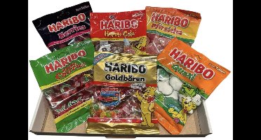 HARIBO Fanpakket - No1 - 6 verschillende soorten HARIBO - Toppers 6 x 175 gram
