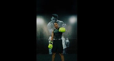 Joyagear Performance V2 Bokshandschoenen – Limoen Groen/Zwart – 16 oz – Boksen, Kickboksen, Muay Thai & MMA – Inclusief Bandage