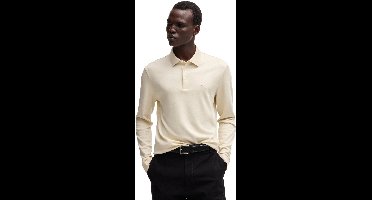 Hugo Boss polo lange mouw creme