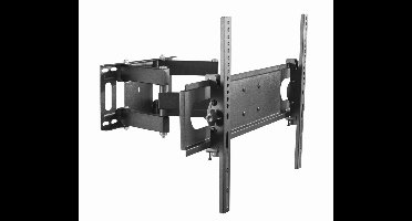 Gembird Geavanceerde Full-Motion TV Muurbeugel voor 37''-70'' Schermen, Dubbele Arm, Draai- en Kantelfunctie, VESA Compatibel, Zwart - Optimaliseer Uw Kijkervaring