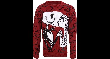 The Nightmare Before Christmas Jack & Sally Heren Christmas jumper - meerkleurig - M