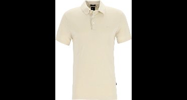 BOSS Palosh slim fit heren polo - pique - offwhite