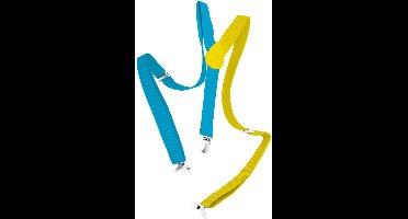 Bretels Colorblock Blauw/Geel