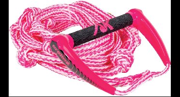 Proline 7 Meter AK LG Suede Wakesurftouw met handle Pakket - Roze