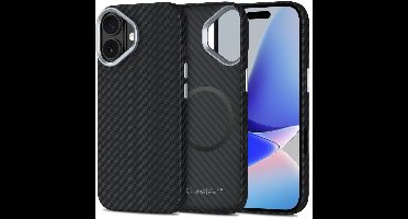Tech-Protect Ion Carbon Magsafe Case Voor Iphone 17 Pro Max Hoge Bescherming