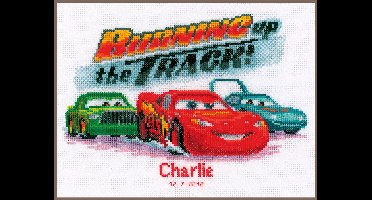 Vervaco - Telpakket kit - Disney Lightning McQueen - PN-0014801 - Borduren - Borduurpakket - Borduurpakket geboorte - Borduurpakket volwassenen