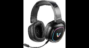 VX Gaming Stealth Draadloze Gaming Headset met Microfoon - RGB Verlichting - Bluetooth - 2.4GHz - Geschikt voor PC / PS4 / PS5 / Xbox / PC - Headset draadloos - Koptelefoon draadloos (VX-244-BK)