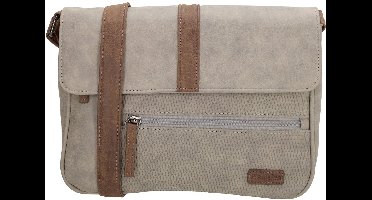 Beagles Brunete Schoudertas - Crossbodytas - Crossover - Dames - Dames Tas - Lichtgrijs