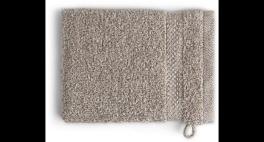 Set van 4 washandjes - beige - 21 x 16 cm