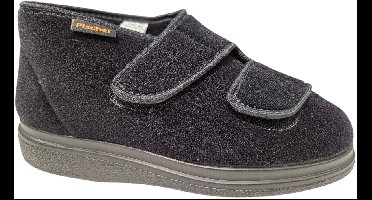 Fischer - Verbandpantoffel -13997 - Zwart - Klittenband - Maat 42