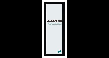 Your Decoration - Puzzellijst 37,5x98 cm - Zwart Hoogglans - Puzzellijst 1500-2000 stukjes - MDF Fotolijst - Mura