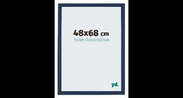 Your Decoration - Fotolijst 48x68 cm - MDF - Donkerblauw Geveegd - Mura