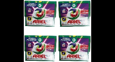 Ariel All-in-1 Pods Color+ – Wasmiddelcapsules – 4 x 15 stuks (60 wasbeurten)