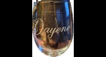 Wijnglas met naam- Gepersonaliseerde rode Wijnglazen- Gegraveerd Wijnglas Rood- Geschenk met tekst