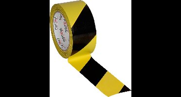 CROP Waarschuwingstape 50mm x 33 meter - Geel / Zwart