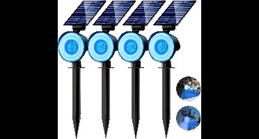Tuinverlichting op Zonne Energie - Solar Buitenlampen -Zwart