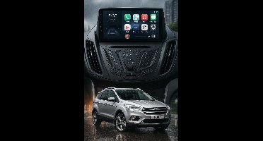 ADIVOX T4 9 inch geschikt voor Ford Kuga/C-Max 2011-2016 Android 15 CarPlay/Auto/Wifi/DSP/RDS/5G/QLED/DAB+