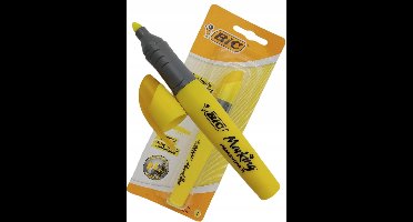 BIC Highlighter XL Geel - Comfortabel en langdurig