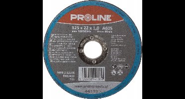 Proline Metaalschijf 125x2,5x22mm - Voor Metaalbewerking
