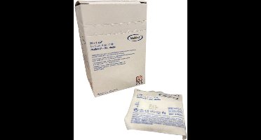 Maimed non-woven gaas kompressen 5cm x 5cm per 3 stuks steriel verpakt 8 laags - 75 stuks