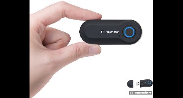 Ynkkvre - USB Bluetooth 5.0 Audio Zender – Draadloze AUX TV Bluetooth Adapter – Lage Latentie – Stereo Audio – Geschikt voor TV, PC, Headset & Speakers – Plug & Play