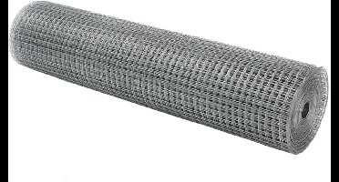 vidaXL - Gelast - draadhek - Zilver