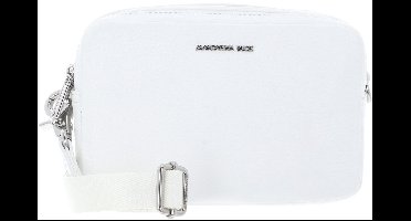MANDARINA DUCK Leren schoudertas Mellow Leather Crossbody Camera Bag Blanc wit