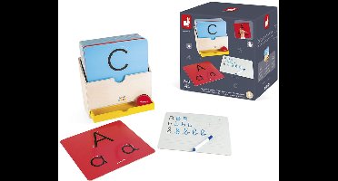 Janod Essentiel - Leren Schrijven - Educatief Spel Om Spelenderwijs Het Alfabet En Elke Letter Te Ontdekken - Geschikt Vanaf 3 Jaar