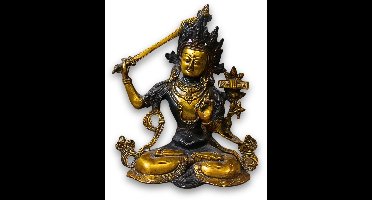 Manjushri brons beeld nr.01