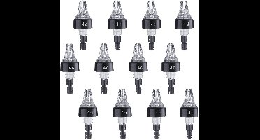 Westmark 12 doseer-/maatschenktuiten, portioneerder, dosering per tuit: 4 cl, kunststof, auto-pour, transparant, 994022E2