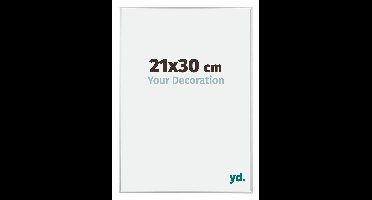 Your Decoration - Fotolijst 21x30 cm - Aluminium - Zilver Hoogglans - Kent