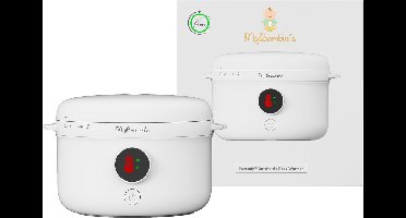 MyBambini’s Puréady™ Babyhapjesverwarmer - Voor onderweg en thuis - Voor babyvoeding, potjes en pap - USB-oplaadbaar